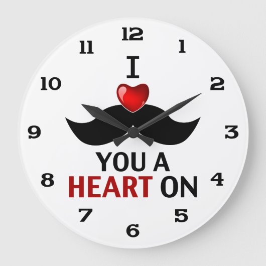 Ik muteer je een hart op je grote klok (Voorkant)