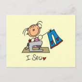 Ik naai briefkaart (Voorkant)