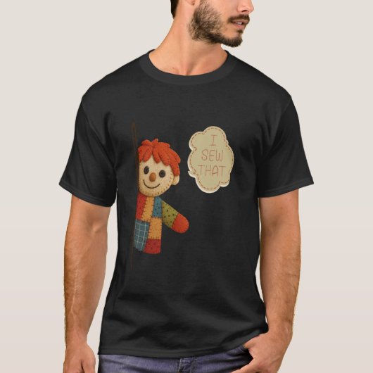 Ik Naai Die Grappige Naai Meme Patchwork Pop Quilt T-shirt (Voorkant)