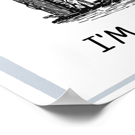 Ik naai geen  naaimachine. poster (Hoek)