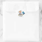 Ik Naai Hart Sticker (Tas)