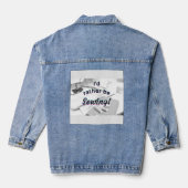 Ik naai liever denim jacket (Achterkant)