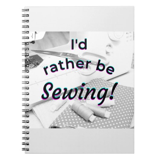 Ik naai liever notitieboek (Voorkant)