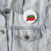 Ik naai liever. ronde button 5,7 cm (In situ)