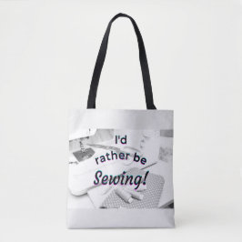 Ik naai liever tote bag