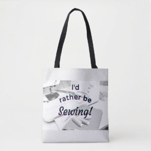 Ik naai liever tote bag