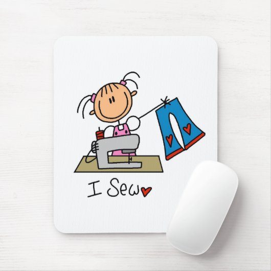 Ik naai muismat (Met muis)