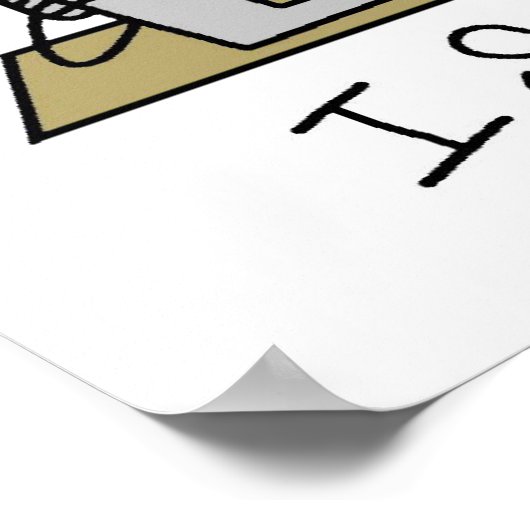 Ik naai poster (Hoek)