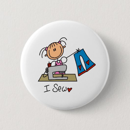 Ik Naai Ronde Button 5,7 Cm (Voorkant)