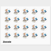 Ik Naai Ronde Sticker (Vel)