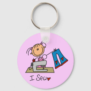 Ik Naai T-shirts en Cadeaus Sleutelhanger