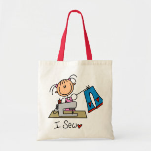 Ik naai T-shirts en cadeautjes Tote Bag
