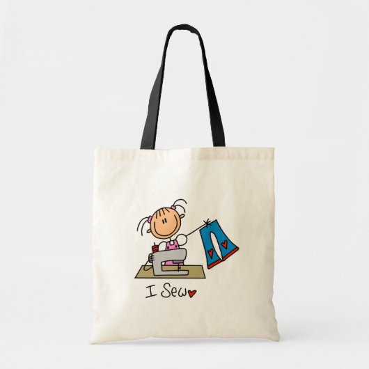 Ik naai tote bag (Voorkant)