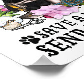 Ik naai zodat ik geen mensen knaaimachine kan kiez poster (Hoek)