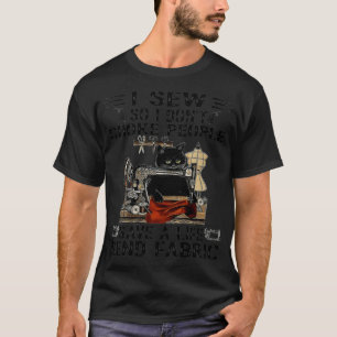 Ik naai zodat ik mensen niet koos om een leven te t-shirt