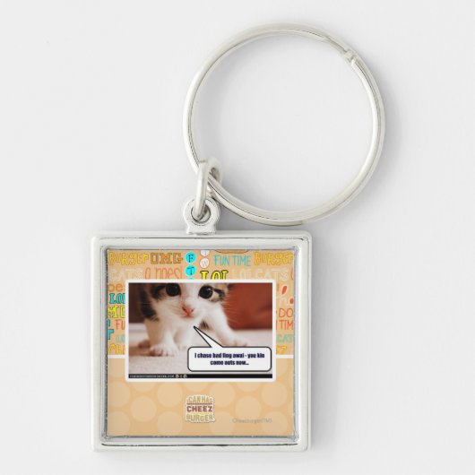 Ik najaag op slechte flirt awai sleutelhanger (Voorkant)