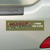 IK NAM DE OATH Bumpersticker (Op auto)