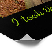 Ik nam de weg minder gereisd ... poster (Hoek)