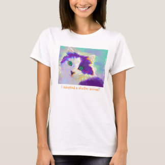 Ik nam een schuilplaats aan t-shirt