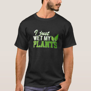 Ik nat alleen mijn Planten Gardening en Gardener. T-shirt