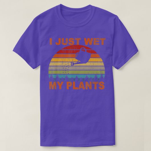 Ik nat alleen Mijn Planten Shirt Gardening TShirt (Design voorkant)