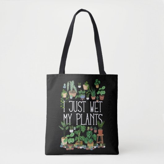 Ik nat alleen mijn Planten Tote Bag (Voorkant)