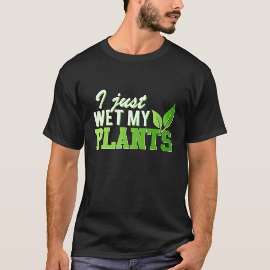 Ik nat enkel Mijn Planten 2xl 3xl plus Grootte Top (Voorkant)