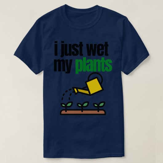 Ik nat gewoon mijn planten Essential T-shirt (Design voorkant)