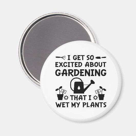 Ik nat Mijn Planten Magneet (Voorkant / Achterkant)