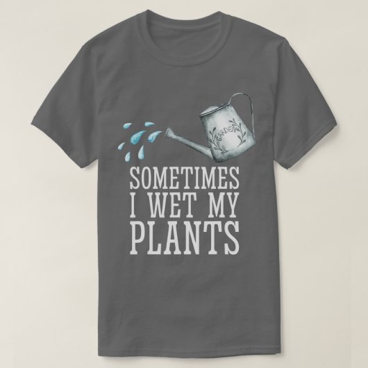 Ik nat Mijn Planten shirt (Design voorkant)