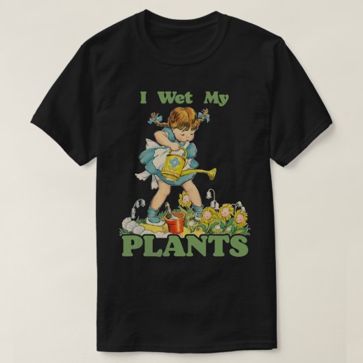 Ik nat Mijn Planten T-shirt (Design voorkant)