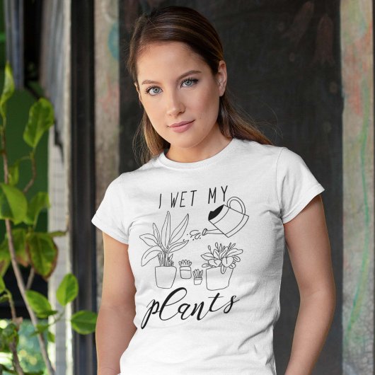 Ik nat Mijn Planten T-shirt