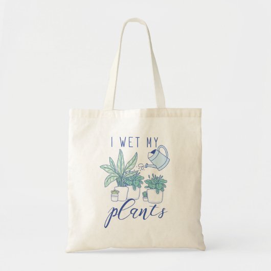 Ik nat Mijn Planten Tote Bag (Voorkant)
