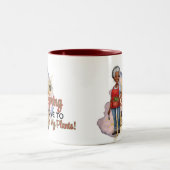 Ik nat Mijn Planten Tweekleurige Koffiemok (Center)