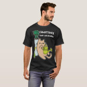 Ik Nat Plants Soms Kat T-shirt (Voorkant volledig)