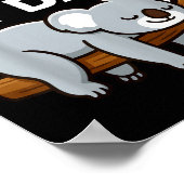 Ik neem 67 dutjes per dag Funny Koala Six Seven Me Poster (Hoek)