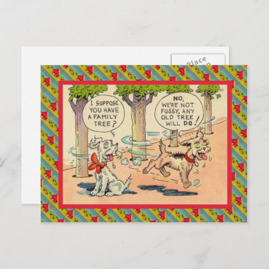 Ik neem aan dat je een stamboom hebt. briefkaart (Voorkant / Achterkant)