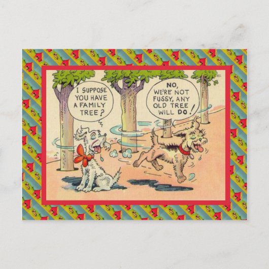 Ik neem aan dat je een stamboom hebt. briefkaart (Voorkant)