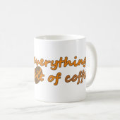 Ik neem alles met een beetje koffie (© Mira) Koffiemok (Voorkant rechts)