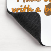 Ik neem alles met een beetje koffie (© Mira) Muismat (Hoek)