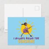 Ik neem altijd de zon mee briefkaart (Voorkant / Achterkant)