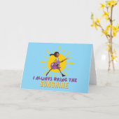 Ik neem altijd de zon mee kaart (Gele Bloem)