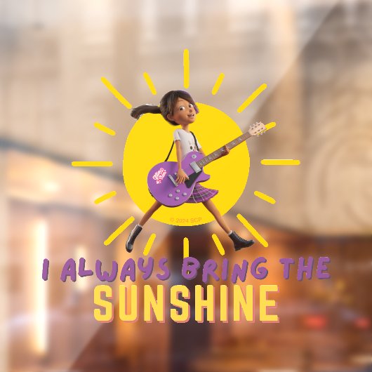 Ik neem altijd de zon mee raamsticker (Vel 2)