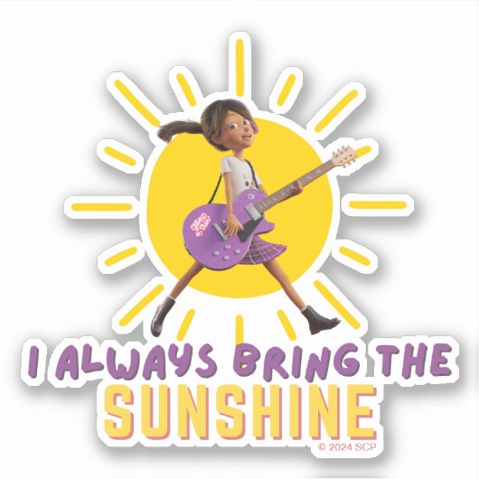 Ik neem altijd de zon mee sticker (Voorkant)