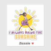 Ik neem altijd de zon mee sticker (Vel)