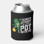 Ik neem altijd een potje mee St. Patrick's Blikjeskoeler (Blikje Voorkant)