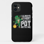 Ik neem altijd een potje mee St. Patrick's Case-Mate iPhone Case (Achterkant)