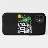 Ik neem altijd een potje mee St. Patrick's Case-Mate iPhone Case (Achterkant (horizontaal))