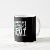 Ik neem altijd een potje mee St. Patrick's Koffiemok (Voorkant rechts)