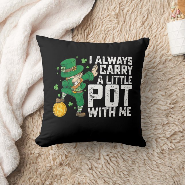 Ik neem altijd een potje mee St. Patrick's Kussen (Deken)